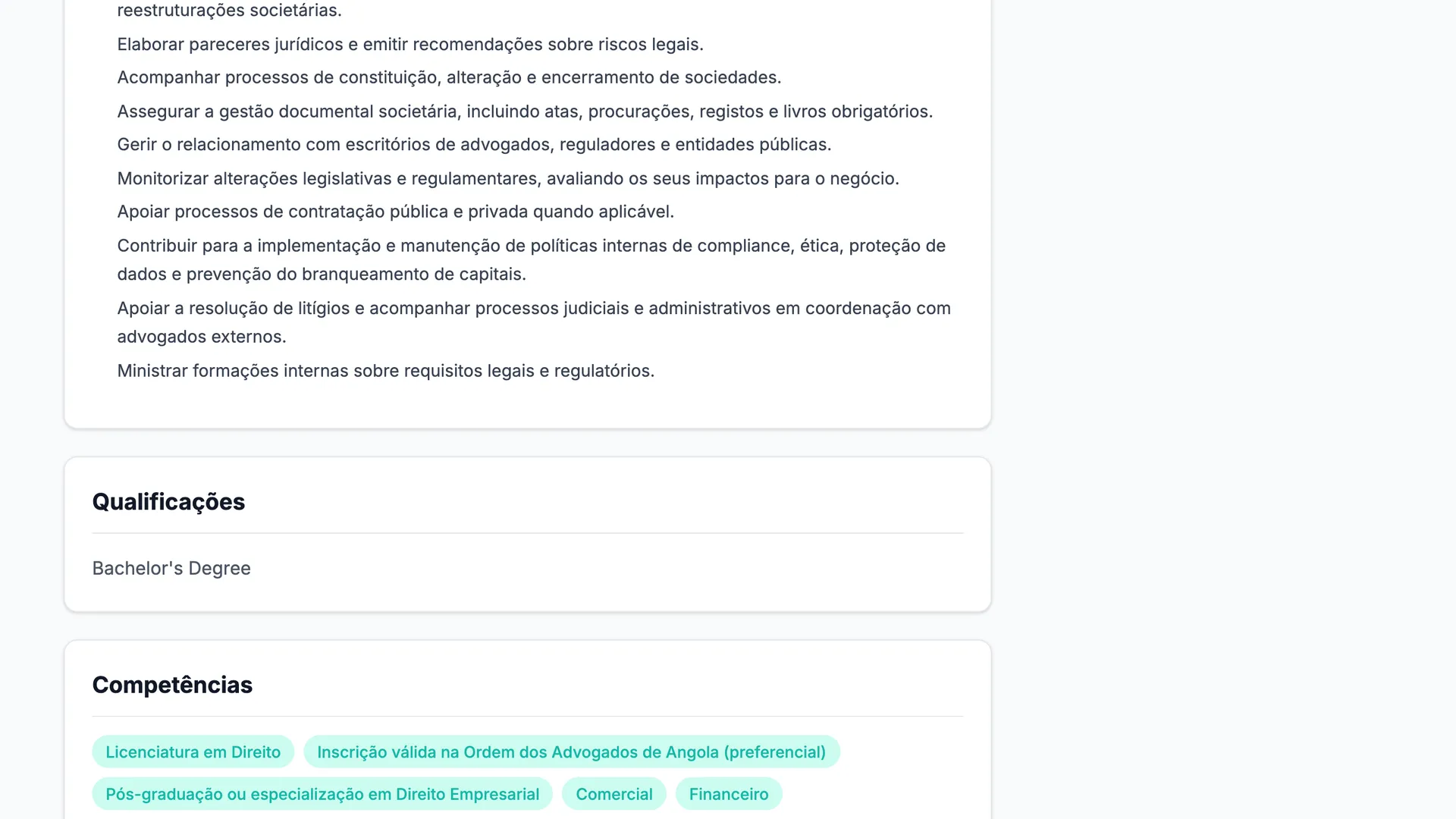Autonomo job page