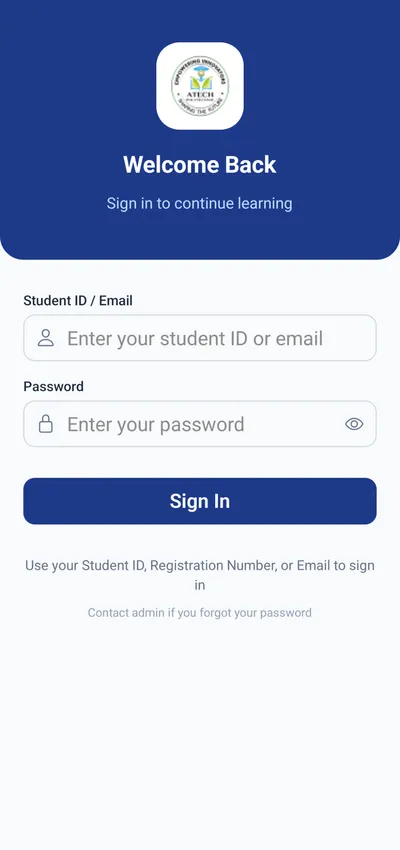 Sign In & Welcome Portal