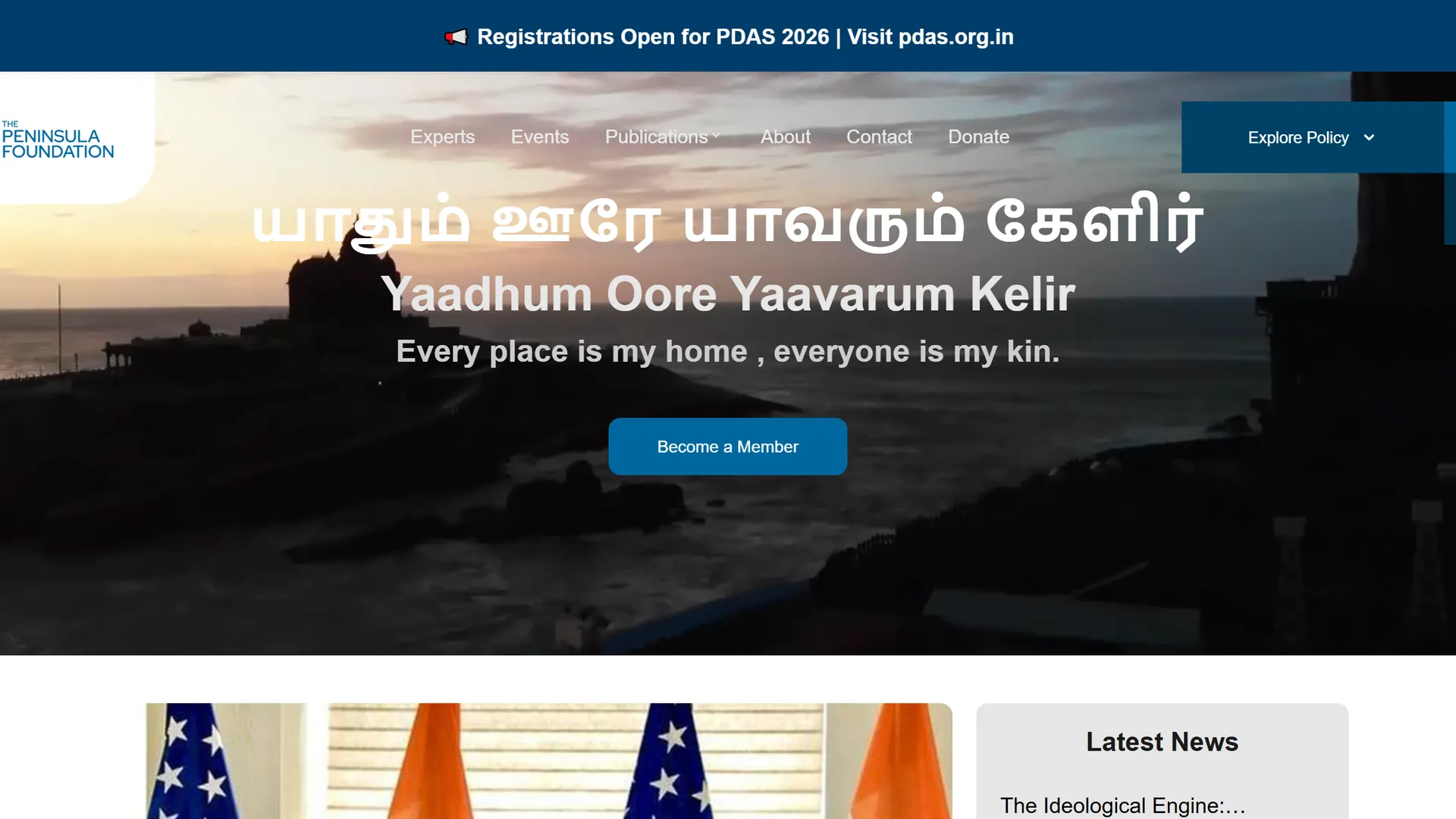 The Peninsula Foundation Flagship Home Portal